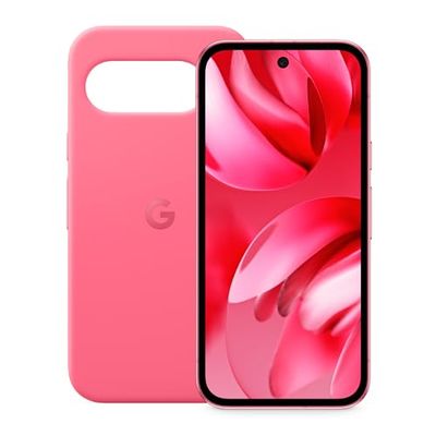 Google Pixel 9a – Smartphone Android Libre con cámara con IA, batería para Todo el día y potentes Funciones de Seguridad – Rosa peonía, 128GB + Funda de Pixel 9a – Rosa peonía