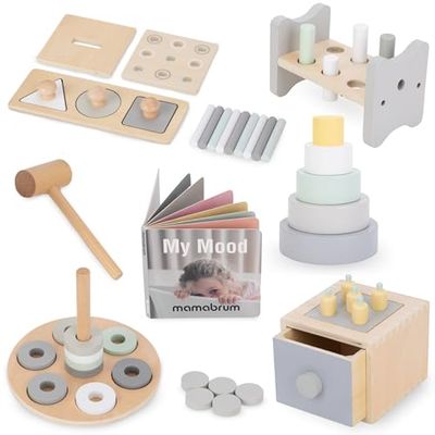 mamabrum-MAM211, Color Beige, 14,5 x 15 x 12 cm (MAM211 EDU Box)