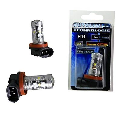 AUTOLED - 230 lampadine H8-6 LED HUP, colore: Bianco