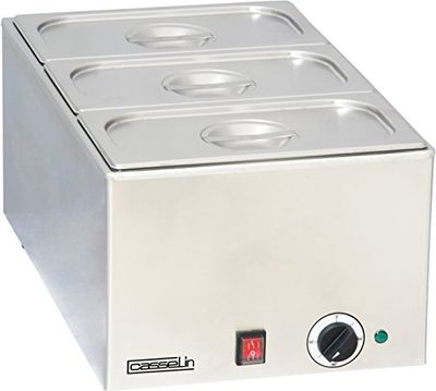 Casselin CBM3 - Bain marie avec 3 x GN 1/3