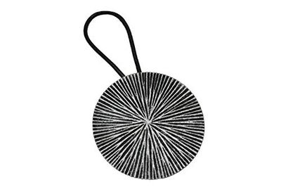 Gardinia Embrasse à Rideaux Aimantée Rond, pour Décorer et Fermer Les Rideaux, Dimensions Ø 7,5 cm, Métal, Gris