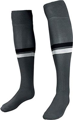 HS S13 fotbollsstrumpor unisex, unisex – vuxna Bianco/Grigio/Nero 2