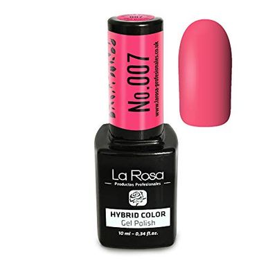 La Rosa UV LED hybridfärg gel nagellack, 10 ml, nummer 007