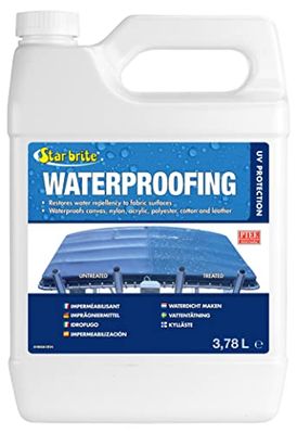 STAR BRITE Spray impermeável, impermeável repelente de manchas proteção UV para coberturas de barcos, toldos Bimini, tendas de campanha, blusas, mochilas, botas, toldos e mais