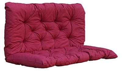 Ambientehome Set van 1 bankkussens - 120 x 98 x 8 cm - Rood