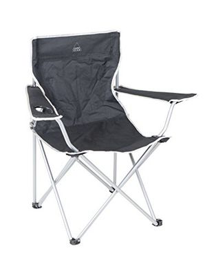 Camp-Gear - Chaise - Pliable - Compacte - Noir