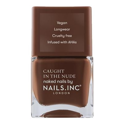 Nails Inc - HAWAII BEACH Vernis à ongles - Nuance brune naturelle - Formule nourrissante avec AHA pour ongles hydratés - Pinceau large pour nail art optimal - Vegan, Longue durée & Cruelty Free