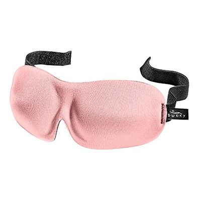 Bucky 40 Blinks Masque pour les yeux sans pression pour les voyages et le sommeil Rose pivoine Taille unique