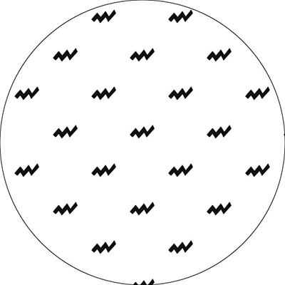 Bonateks, Round Digital Printed Mouse Pad, Non-Slip Base, for Office and Home, Diameter:22cm