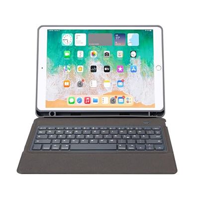 Deqster 40-1018416 clavier pour tablette QWERTZ Allemand USB Bluetooth Noir