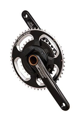 FSA Powerbox Alloy 2x11 Road Chainset - Black, 50/34T/175 mm