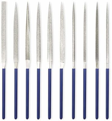 Donau Elektronik M53 - Lima ad aghi diamantati, 5 pezzi, multicolore