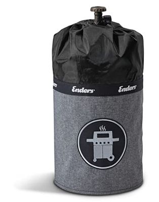 Enders Gasfleshoes Style - Zwart - 5 kg, incl. siliconen voetjes, geen roestvlekken, waterafstotend, uv-bescherming, grillaccessoires, 5115
