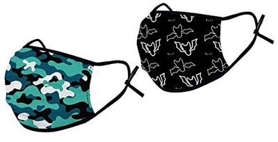 NOTAM Maschera Viso 89911, Uomo, Donna, Mimetico Blu e Nero-Bianco