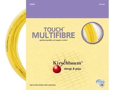 Kirschbaum Touch Multifibre String Set – Bianco Sporco, 1.25 mm