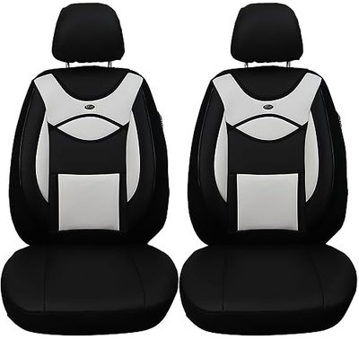 BREMER SITZBEZÜGE Seat covers compatible with Toyota Prius 3 driver and passenger from 2009-2016, colour number: D108