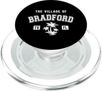 The Village of Bradford - Diseño de palmeras de estilo clásico PopSockets PopGrip para MagSafe