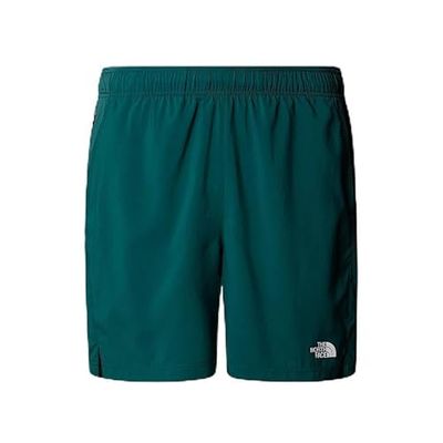 THE NORTH FACE NF0A8BP66GI M MA 24/7 7IN Shorts Graphic Pantaloncini Uomo Deep Nori Taglia XL