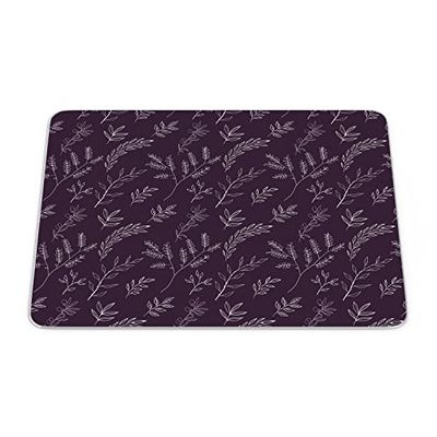 Bonamaison, Tapis de Souris Rectangle Imprimé Numériquement, Fond Antidérapant, pour Bureau et Maison, Taille: 22x18cm