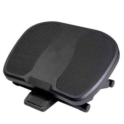 Raylu Paper® - Reposapiés para oficina y hogar, antideslizante y con efecto masaje, ajustable en altura e inclinación, ayuda a mejorar la postura y la circulación. (Modelo 30)