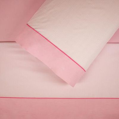 Burrito Blanco Beddengoedset, 105 cm brede bedden (+ beschikbare maten) | polyester 50% katoen 50% | gemakkelijk te strijken | Design 297 roze