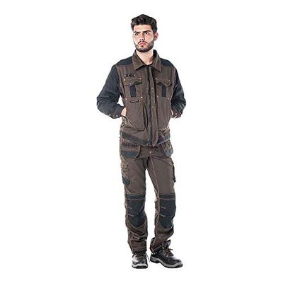 Leber&Hollman LH-Rg-T_Kbp58 Ranger Pantalon de protection Kaki Noir/orange Taille 58