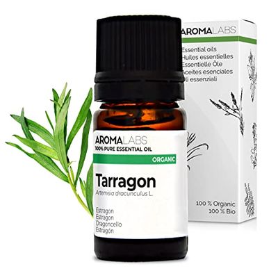 Aroma Labs - Estragon BIO - Huile Essentielle Chémotypée et Certifiée AB - 5 mL