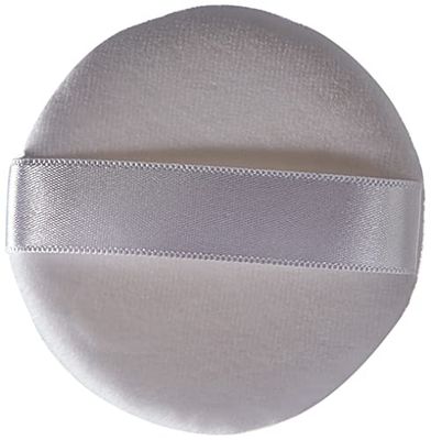 Beautytime Velour Cotton Puff, white, 1 count