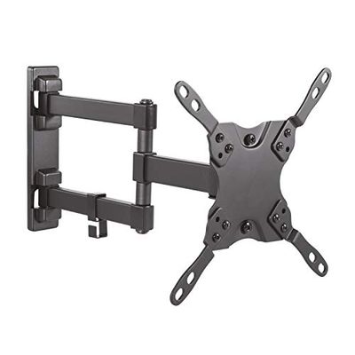 VoltShine Soporte para TV y Monitor, Gira e inclina, Capacidad 20 kg, 3 pivotes, Compatible con Pantallas de 13 a 42 Pulgadas, Ideal para optimizar Espacios.