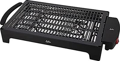 Jata EBQ2 - Electro barbacoa para interior y exterior. Sin humos ni olores. Totalmente desmontable. Cocina sano con agua. Superficie: 40 x 26 cm -1 Ud
