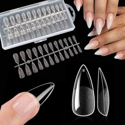 Clear Flexible Tips 120pcs stiletto Deni Carte