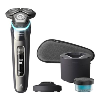 Philips Shaver Series 9000, Rasoir Électrique Humide et Sec avec SkinIQ Technologie (Modèle S9987/55)