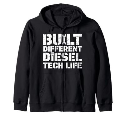 Meccanico diesel Riparazione di attrezzature pesanti Tecnico industriale Felpa con Cappuccio