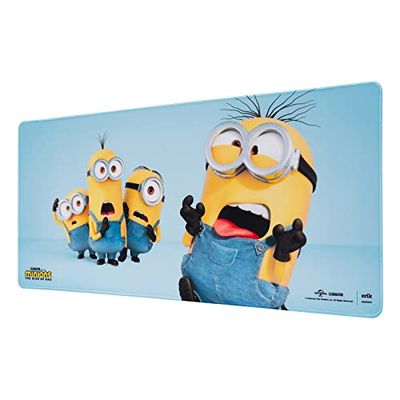 Grupo Erik - Tapis de Souris XXL Minions - Tapis de Bureau 80 x 35 cm, Sous Licence Officielle | Sous Main Bureau, Accessoire pour PC, Tapis de Souris Gamer