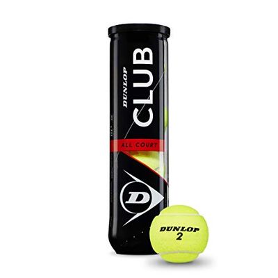 Dunlop Balle de Tennis Adulte Unisexe, Jaune, Taille Unique