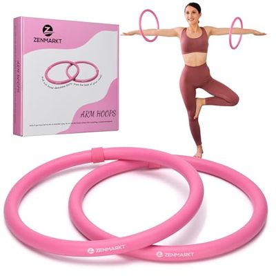 Armhoepel, mini-hoelahoep voor volwassenen, versterkt armen en schouders, verzwaarde hoelahoep voor leuke bovenlichaamsoefeningen, lichtgewicht en draagbaar fitnessapparaat voor effectieve trainingen
