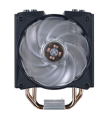 Cooler Master MasterAir MA410M CPU Cooling System - ARGB Hologram Effect, 4 CDC 2.0 Heat Pipes with Thermal Detection, Air Glide Armour and Push-Pull fans - 5 Year Warranty
