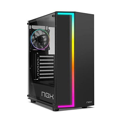 Boîtier ATX Semi-Tour Nox-Xtreme Infinity Gamma Noir