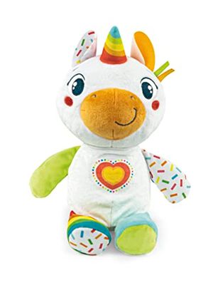 Clementoni Mi Pequeño Unicornio Hablando con Música, Juguete Educativo para Niños A Partir de 6 Meses (17846)