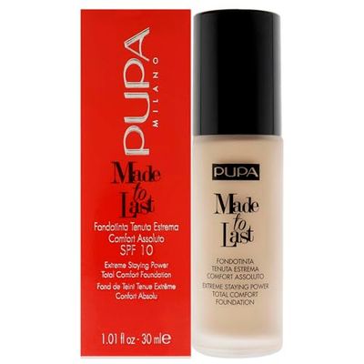 PUPA Milano Made To Last Foundation, Natural Beige 30 ml