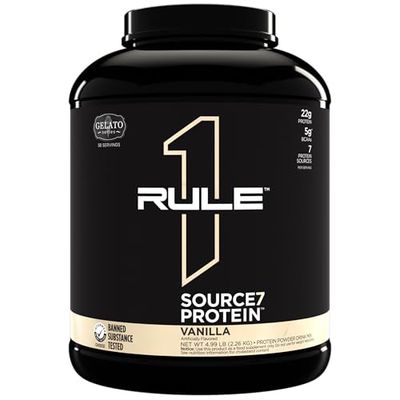 Rule One Source7 Protein, Vanilla Gelato - 2260g