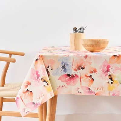 BELUM | Stain Resistant Tablecloth Size 140 x 140 cm - Extra Soft Touch Tablecloth Colour Multicolor - Tablecloth 100% Made in Spain Fabric 100% Organic Cotton - Tablecloth Model 0120-408