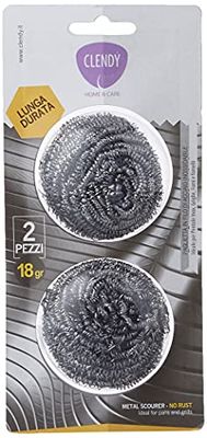 Clendy 301060 Lot de 24 pailles en Acier Inoxydable 18 g