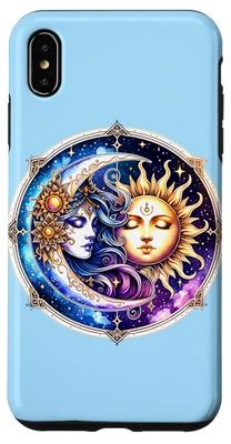 Mystic Sun and Moon Celestial Yin Yang Mystical Aesthetic Case for iPhone XS Max
