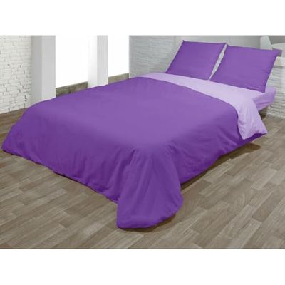 Hosteline Vegas Malva Beddengoedset, voor bedden van 150 cm breed, 3-delig