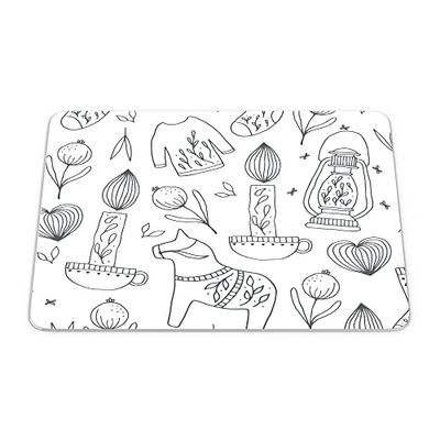 Questo Casa, Stampa Digitale Rettangolo Tappetino per Mouse, Base Antiscivolo, per Ufficio e Casa, Dimensioni: 22x18 Cm