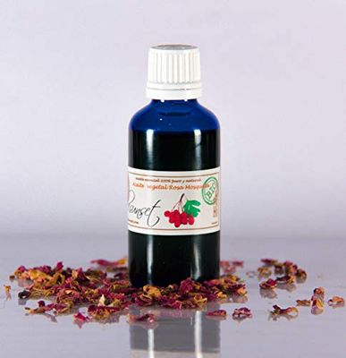 LEILESUNSET Rosa MOSQUETA Bio certificada Aceite Vegetal 50ml, Negro
