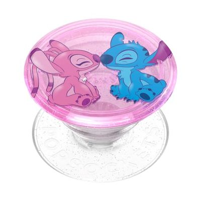 PopSockets: PopGrip - Supporto e Impugnatura per Telefoni Cellulari e Tablet con un Top Intercambiabile, DISNEY STITCH - ANGELO E PUNTO PER SEMPRE