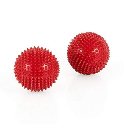 AFH-Webshop 631504-06 Magneet acupunctuur massage ballen, ongeveer 55 mm diameter, rood, set van 2