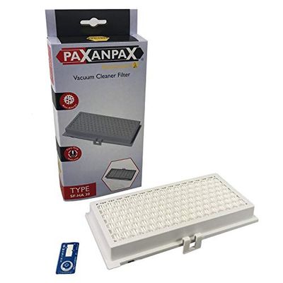 Paxanpax PFC1059, Filtre Anti-Allergique avec indicateur de timestrip pour Miele SF-HA30 9616270, S300, S2000, S7000, Blanc